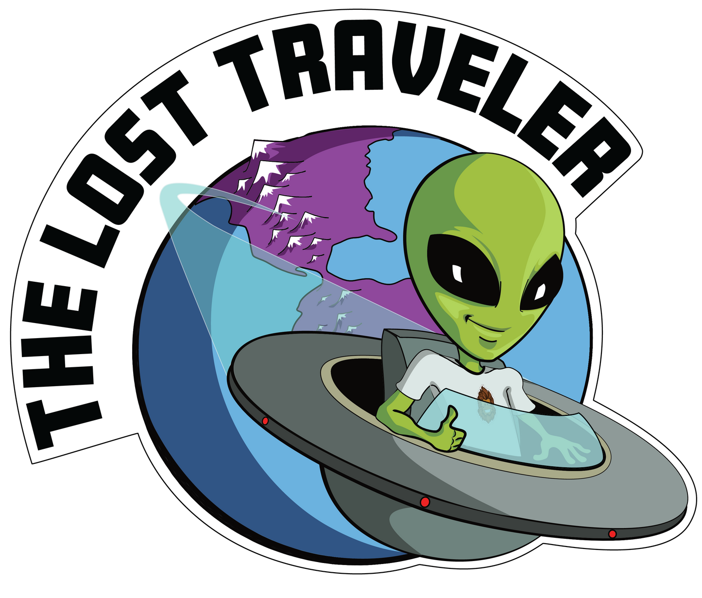 The Lost Traveler Sticker