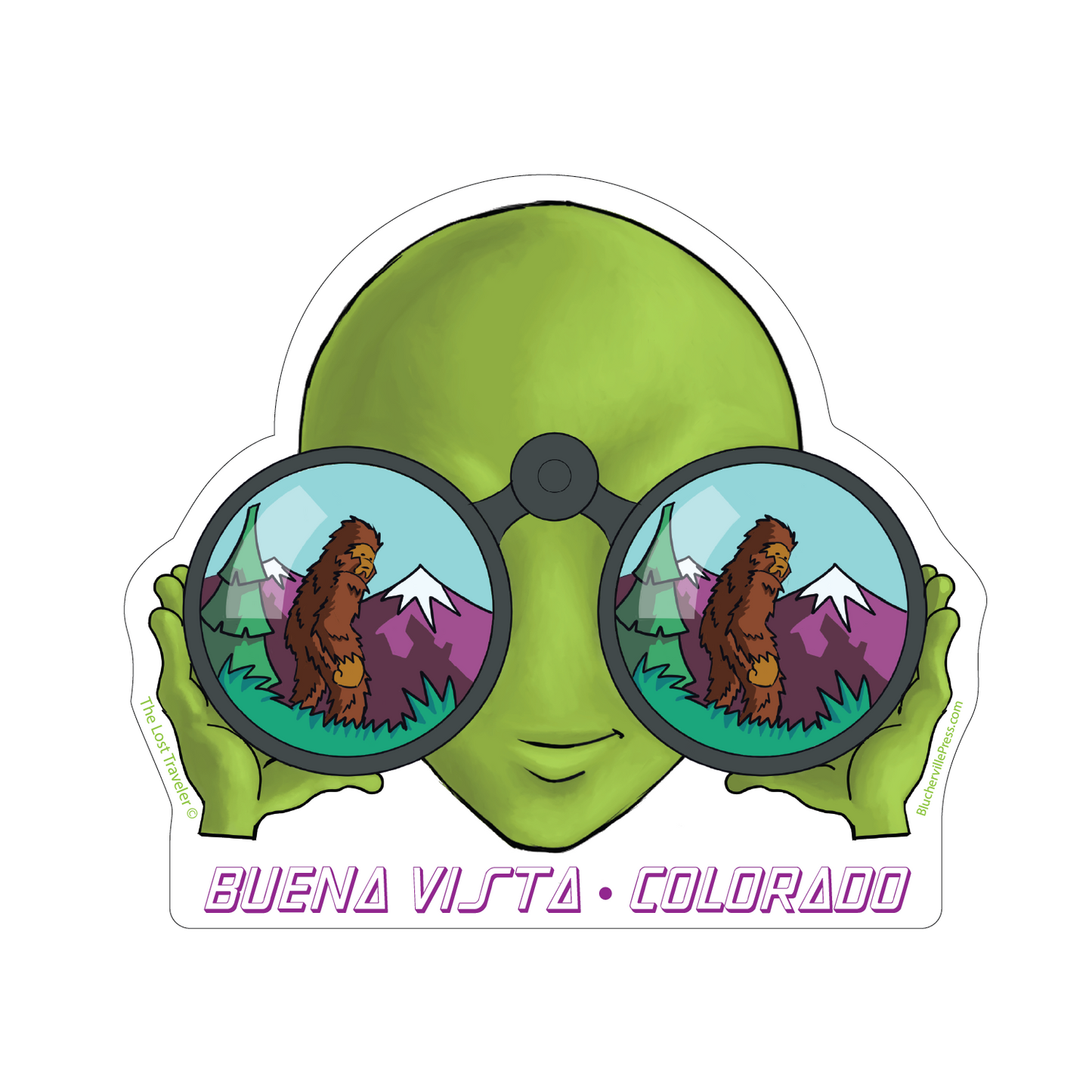 The Sasqu-Watcher - Sticker