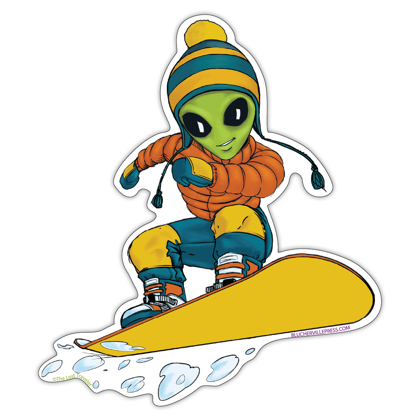 The Snow Rider Sticker