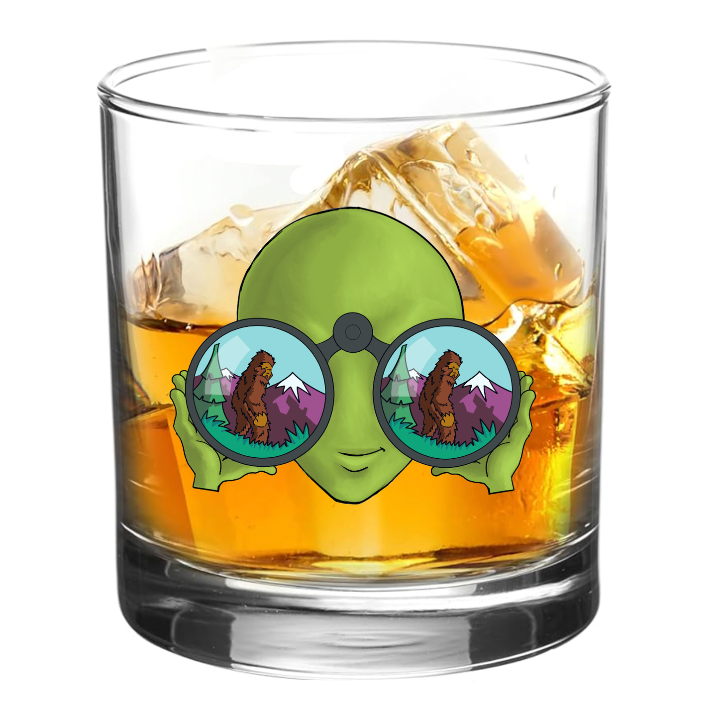 The Sasqu-Watcher On The Rocks