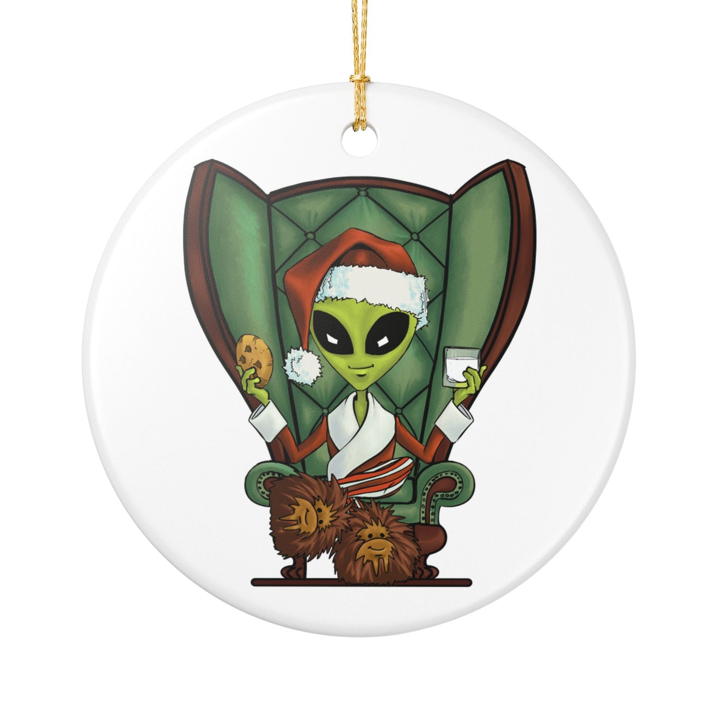 Fine Christmas Ceramic Ornament