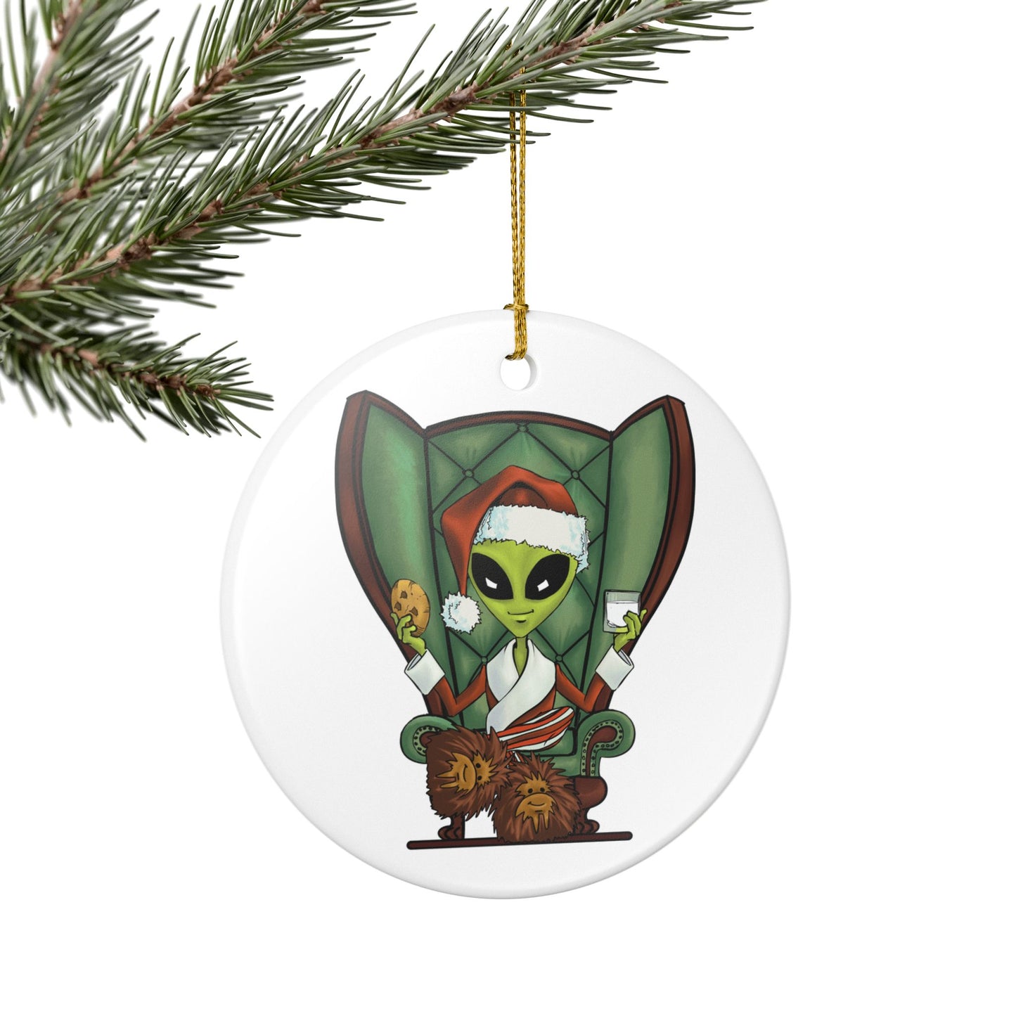 Fine Christmas Ceramic Ornament