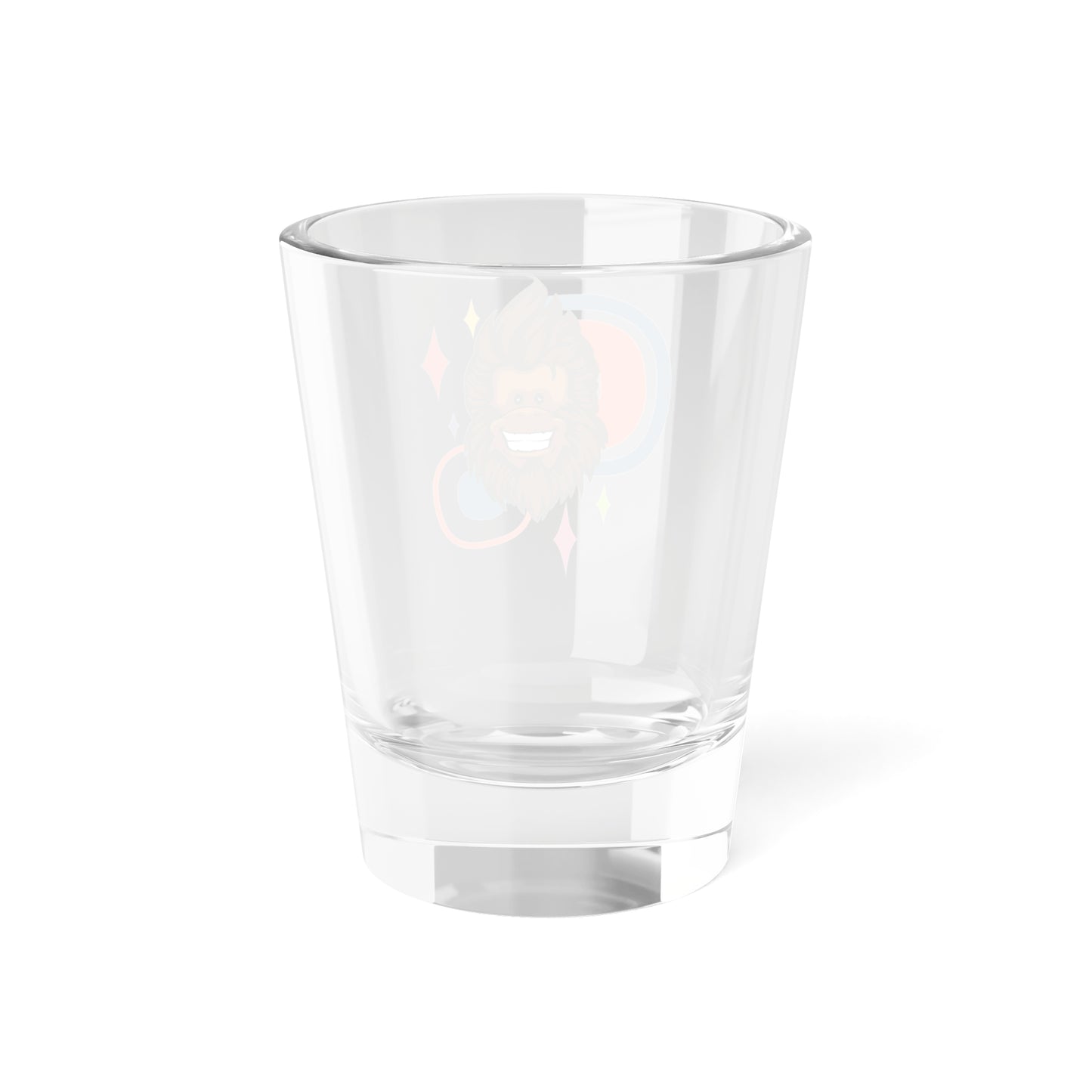 Squatch Circles Shot Glass, 1.5oz