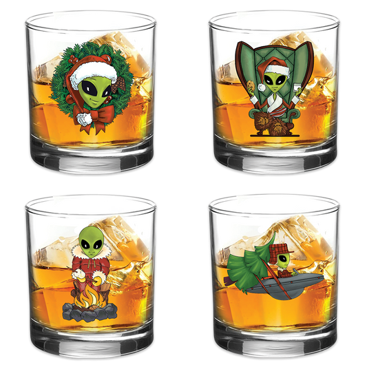 Christmas On The Rocks - Set of 4