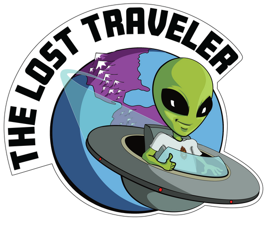 The Lost Traveler Sticker